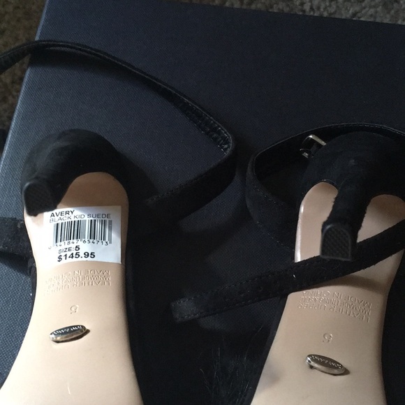 Tony Bianco Avery Heel Black Kid Suede - Picture 3 of 9